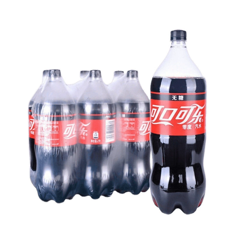 Большая бутылка 2L ноль градусов Coca-Cola Zero California Газированная напиток Семейный клуб