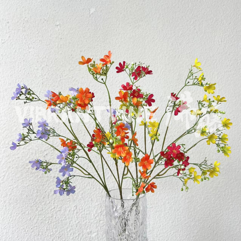 Ins Style Small Wildflower Small Floral Artificial Flower Wedding Decoration Flower Material Wedding Room Living Room Layout Fake Flower Ornaments Export Ins Style Small Wildflower Small Floral Artificial Flower Wedding Decoration Flower Material Wedding Room Living Room Layout Fake Flower Ornaments Export