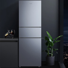 美的236升三门家用电冰箱风冷无霜净味小型租房省电BCD-236WTM(E)