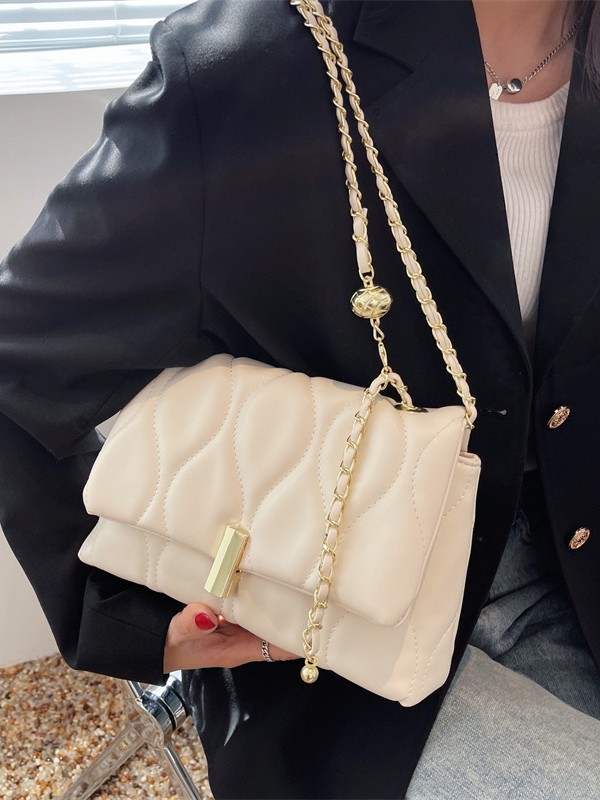 2025 New Fashion Versatile Crossbody Bag with a Stylish Texture, Trendy Niche Design Chain Bag