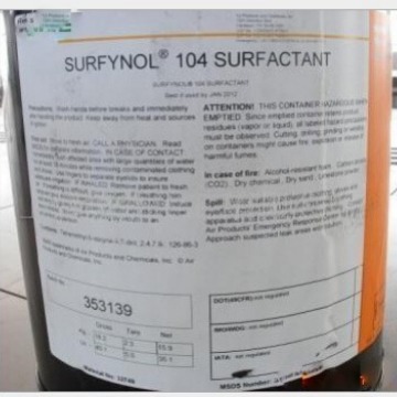 高效润湿剂surfynol 104A 渗透润湿剂水性炔二醇非离子表面活性剂