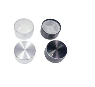 Potentiometer Knob Cap Audio Amplifier Aluminum Alloy Knob Cap Diameter 26mm Height 13mm Gold Silver Black