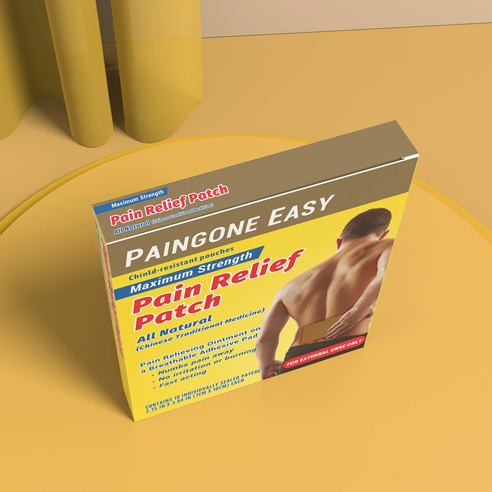 Бинт от боли (Paingone Easy) — дышащая спонжевой прокладка эластичная клеевая, 10 шт, 7×10 см