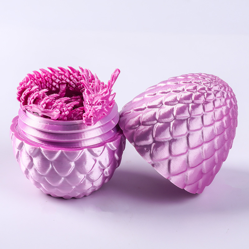 Adorno de Dragón Chino en Impresión 3D de PLA Articulado para Decoración y Regalo