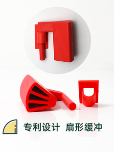 2024 anti-pinch hand anti-lock windproof door card door stop door clip kindergarten door stopper door seam child protection baby