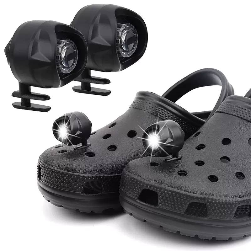 Кросс-борт популярный источник пластиковых фар HEADLIGHTS для обуви Croc, свет для наружного барака
