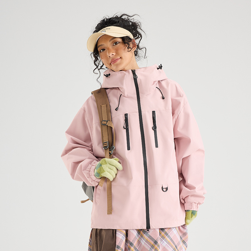 天猫同款机能冲锋衣女春秋户外防风防水小个子运动外套进藏夹克男|undefined