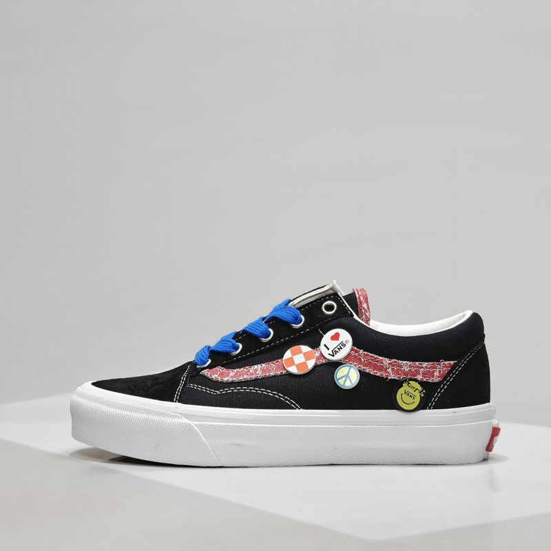 Cross-border exclusive Skool 36 low-top sneakers, retro pearl-studded suede patchwork design, unisex casual canvas shoes