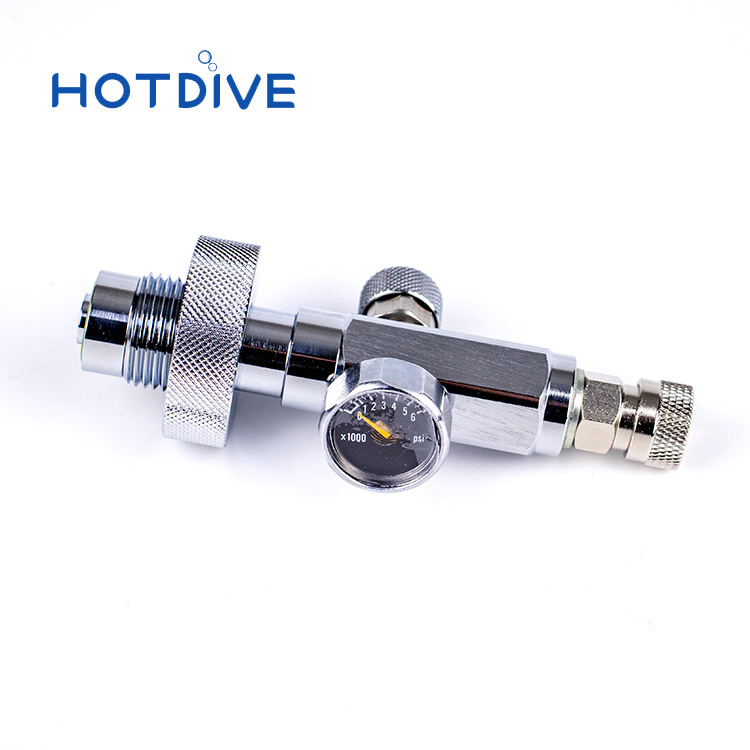 HOTDIVE DIN Adaptor TANK Quiick refiller G5/8