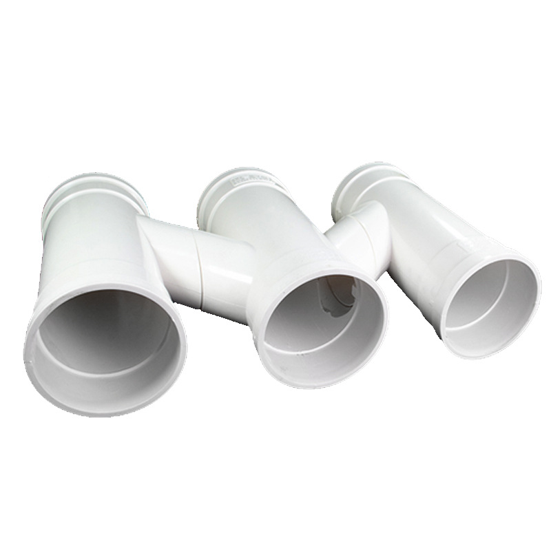 Accesorios de tubería Pvch split H tubería M tubería con junta telescópica tubo de drenaje tubería de interfuncionamiento retráctil PVC downcomer Accesorios