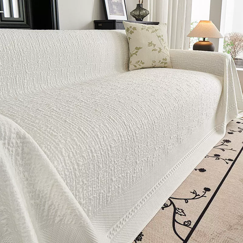 2026新款夏季冰丝凉感沙发盖巾沙发巾垫布固定防滑防猫抓沙发套罩