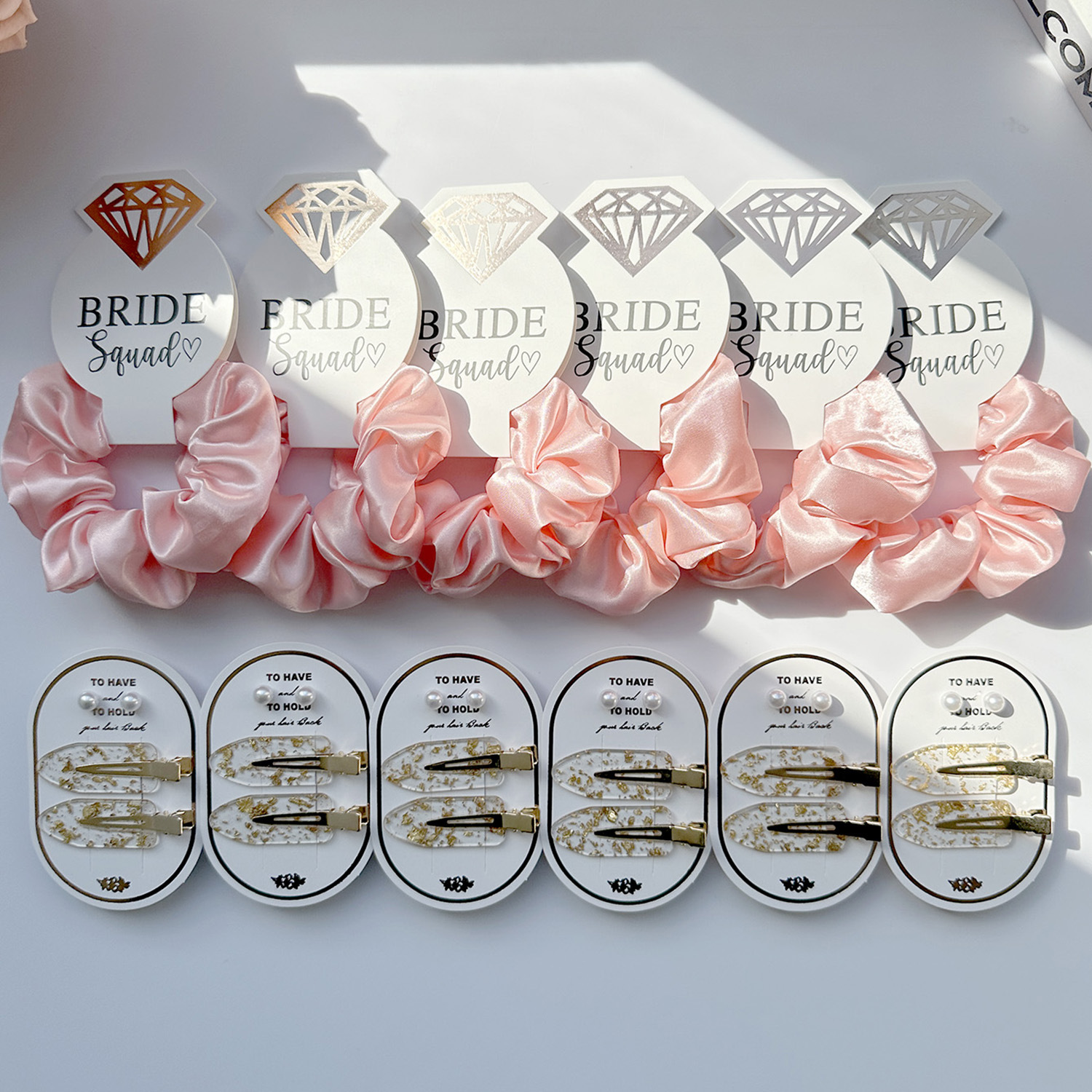 Plataforma de comercio electrónico transfronteriza venta caliente de brocas de pelo de lámina de oro, papel de boda, anillo de pelo de boda adecuado para la fiesta