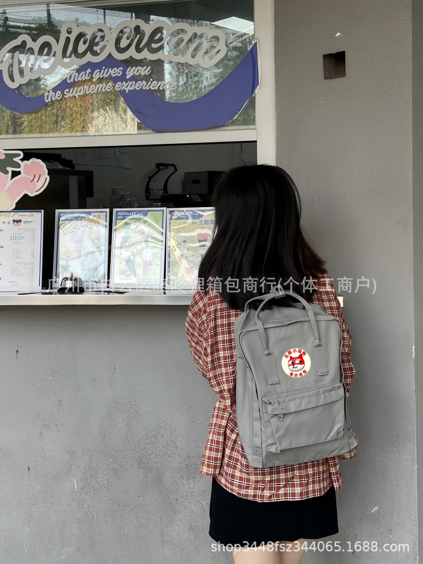 爆款高品质北极双肩包狐狸学生书包户外休闲旅行背包电脑包外贸包