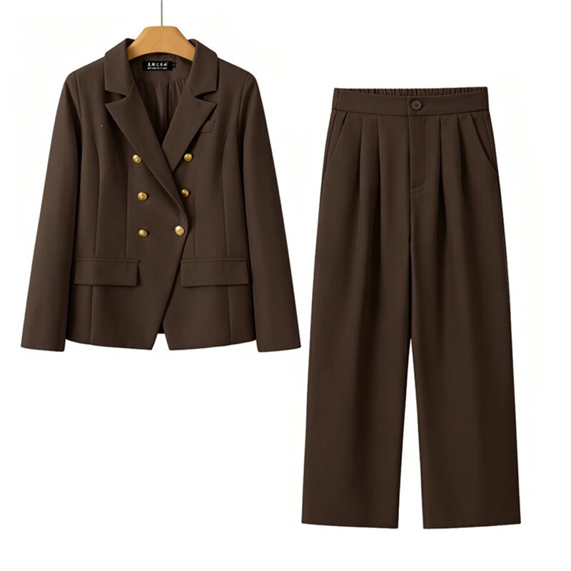 Amazon Aliexpress 2026 Hot-Selling Women's Jacket, Suit, Long-Sleeved Trousers Suit, Elegant Workwear Two-Piece Suit Amazon Aliexpress 2026 Hot-Selling Women's Jacket, Suit, Long-Sleeved Trousers Suit, Elegant Workwear Two-Piece Suit