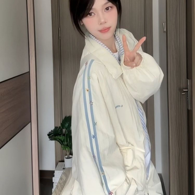 少女韩版宽松显瘦套装时尚秋季开衫跑步卫衣休闲两件套卫衣套装|undefined