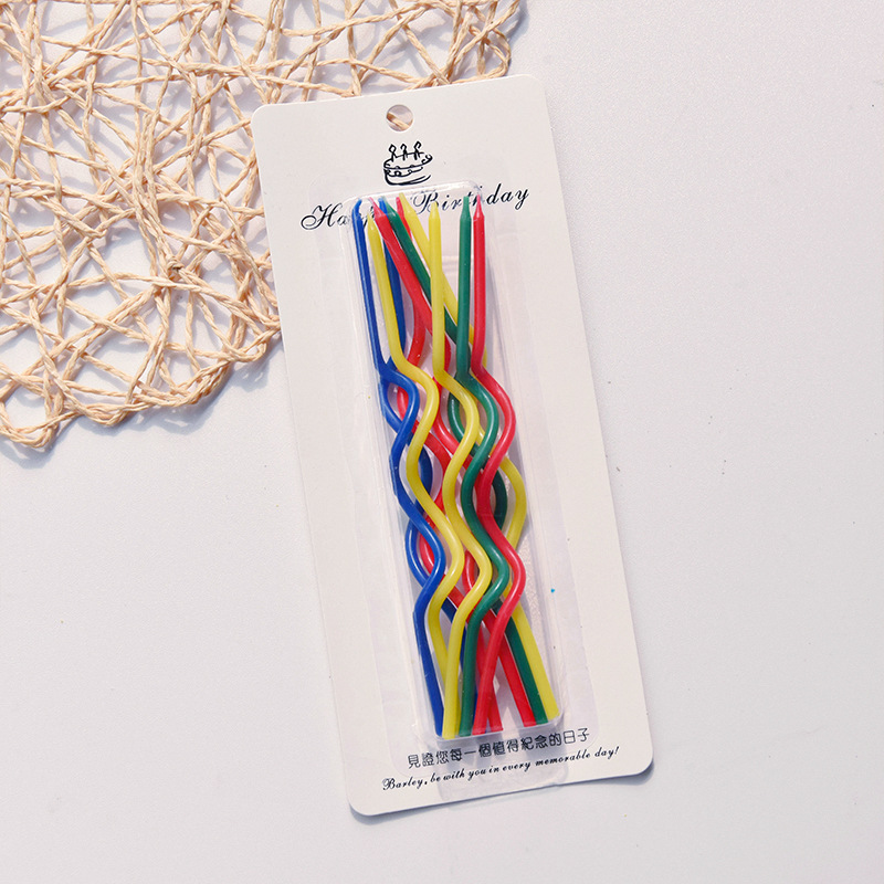 Vela curva de color