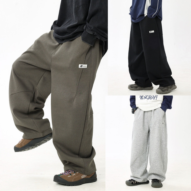 Boys' sweatpants 2026 autumn new Korean style boys' jogger pants for toddlers and young children, three-color simple casual trendy pants Boys' sweatpants 2026 autumn new Korean style boys' jogger pants for toddlers and young children, three-color simple casual trendy pants