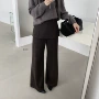 气质秋冬显瘦直筒休闲裤