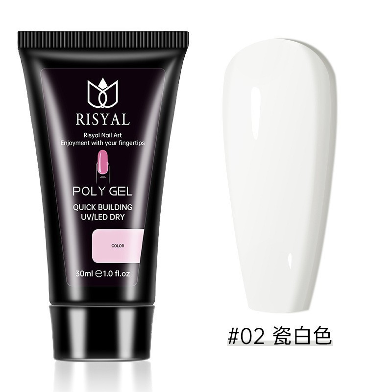 クリスタルエクステンション接着剤ポリジェルペーパーフリートレイクイックエクステンションネイルアート接着剤ゼリー接着剤チューブ光線療法モデル接着剤|undefined