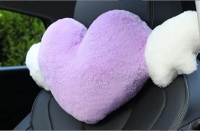 Headrest, Celebrity ins Love Pillow Waist - angel-heart-purple-50cm-headrest
