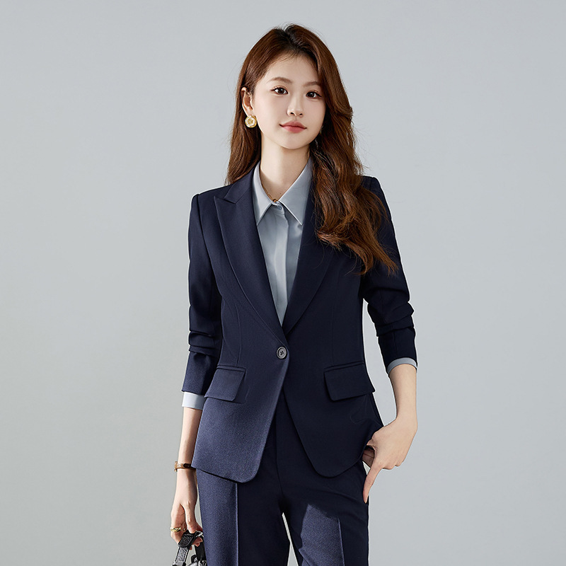 Purple Professional Suit Set for Women 2026 New Spring and Autumn Fashion Elegant High-End Commuter Formal Suit Jacket