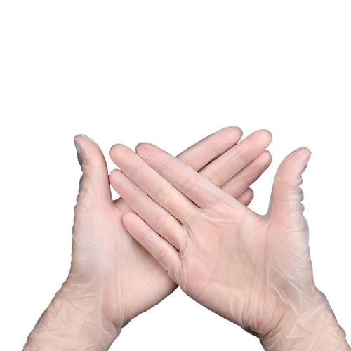 Disposable PVC gloves transparent wholesale food grade catering kitchen baking home use rubber nitrile latex TPE