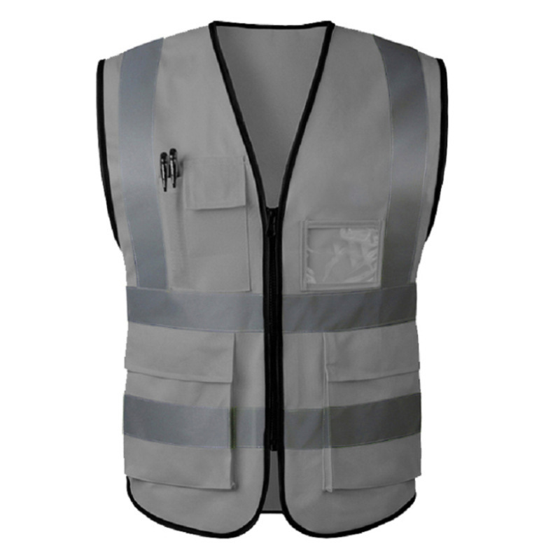 Construcción chaleco de seguridad de tráfico reflector chaleco de construcción de carretera de servicio chaleco reflectante fabricante de chaleco reflectante