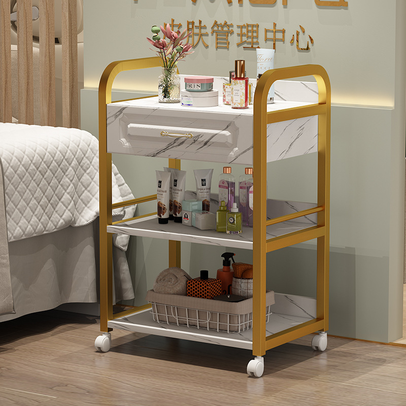 금박 프레임 + 마블 패턴 서랍 - 공식 표준 구성 - 50x33x83cm☆☆