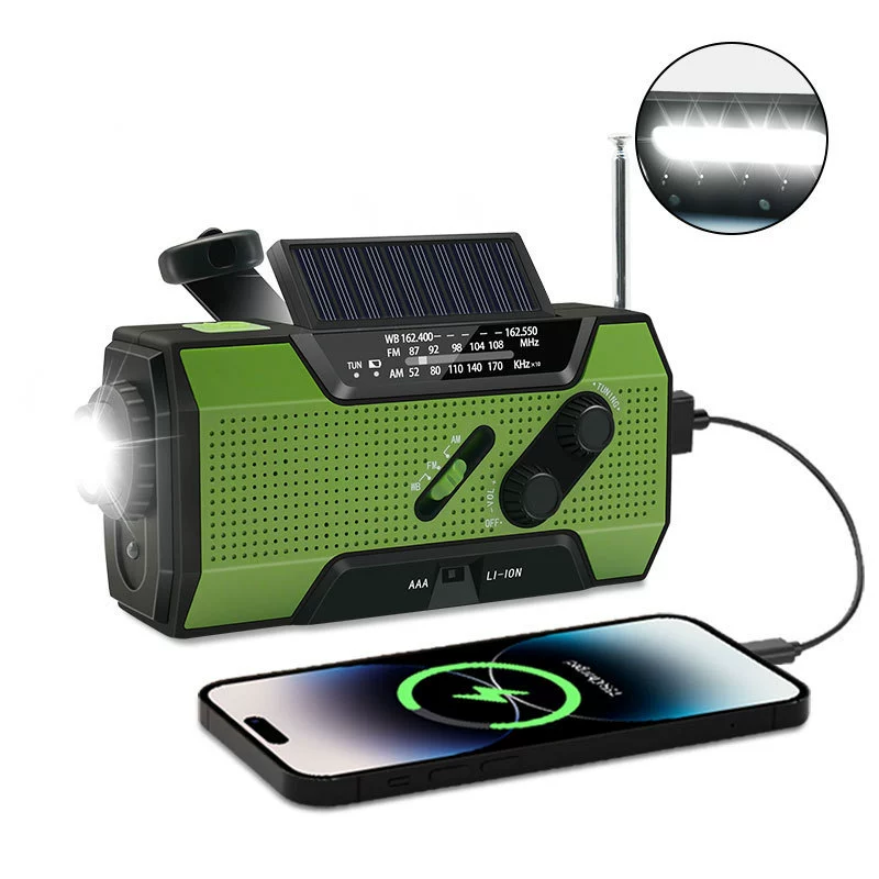 Amazon многофункциональное аварийное радио ручная зарядка солнечное радио метеорологическое предупреждение SOS радио
