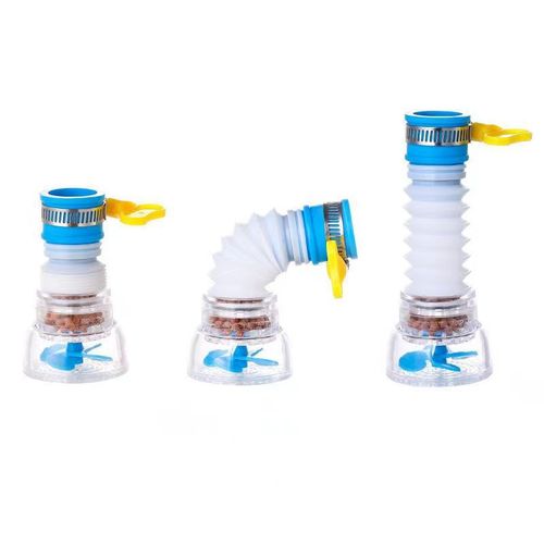 Home kitchen faucet rotating drainer extendable medical stone filter shower anti-splash water filter water purifier