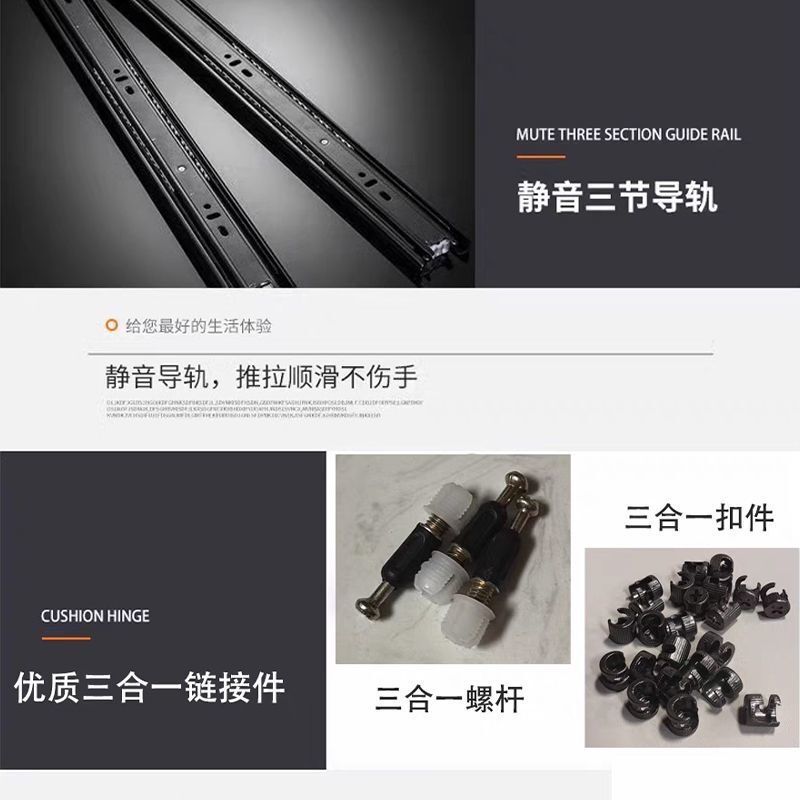 クリアランスシンプルモダンなベッドルームベッドサイドテーブルウォールナットグレー小さなアパート収納ロッカーパーソナライズされたマスターベッドルームオールインワン|undefined