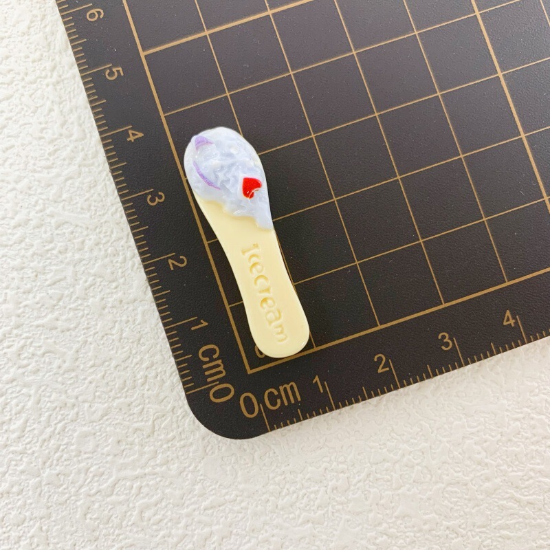 模擬食品おもちゃアイスクリームスティック樹脂アクセサリー diy クリーム接着剤携帯電話ケースヘアピンヘッドロープ下駄水カップ材料|undefined