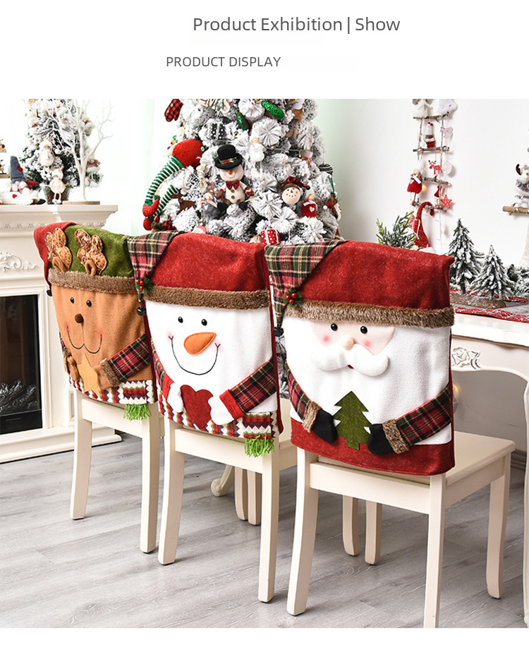 Christmas Ming Crown New Product Christmas Decorative Chair Cover Stool Cover New Style Doll Chair Cover Decorative Ornaments Home Furnish_voghion.com