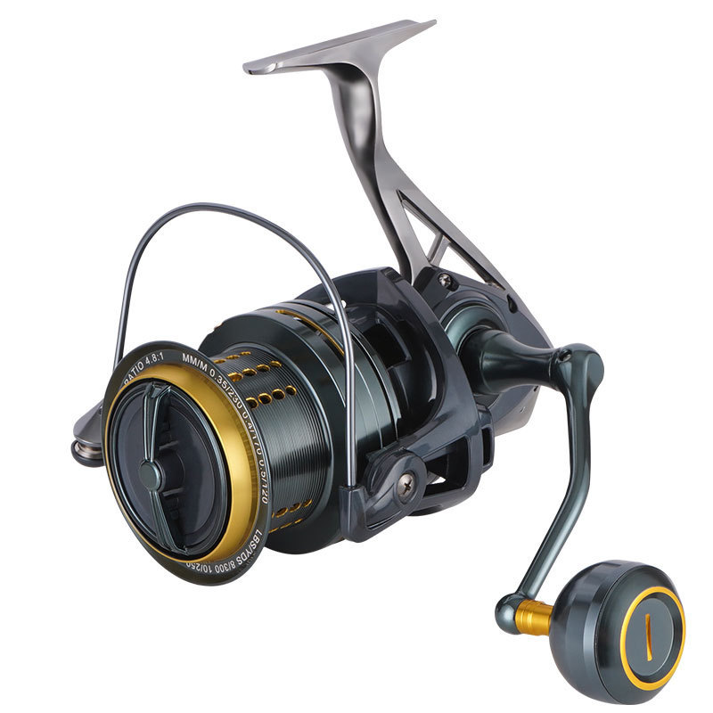 Jingke Spinning Wheel Big Fish Long Shot Wheel オールメタル ギャップフリー 10000 アンカー フィッシング ホイール シーロッド ホイール フィッシング ホイール|undefined