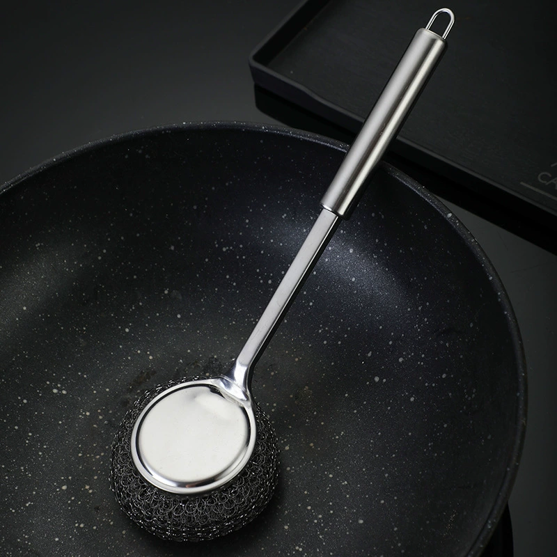 Щетка для кастрюли из нержавеющей стали бытовая щетка для чистки проволоки Кухни для чистки артефакт