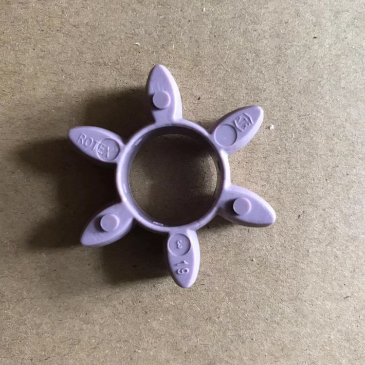 ROTEX19外径41联轴器减震缓冲垫子六角弹性体6瓣胶块梅花圈内径18