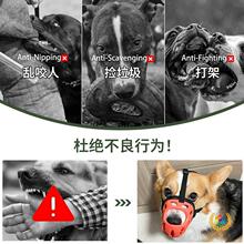 ®狗嘴套防咬防叫防乱吃狗口套防狗叫止吠器金毛狗嘴罩大狗犬狗口