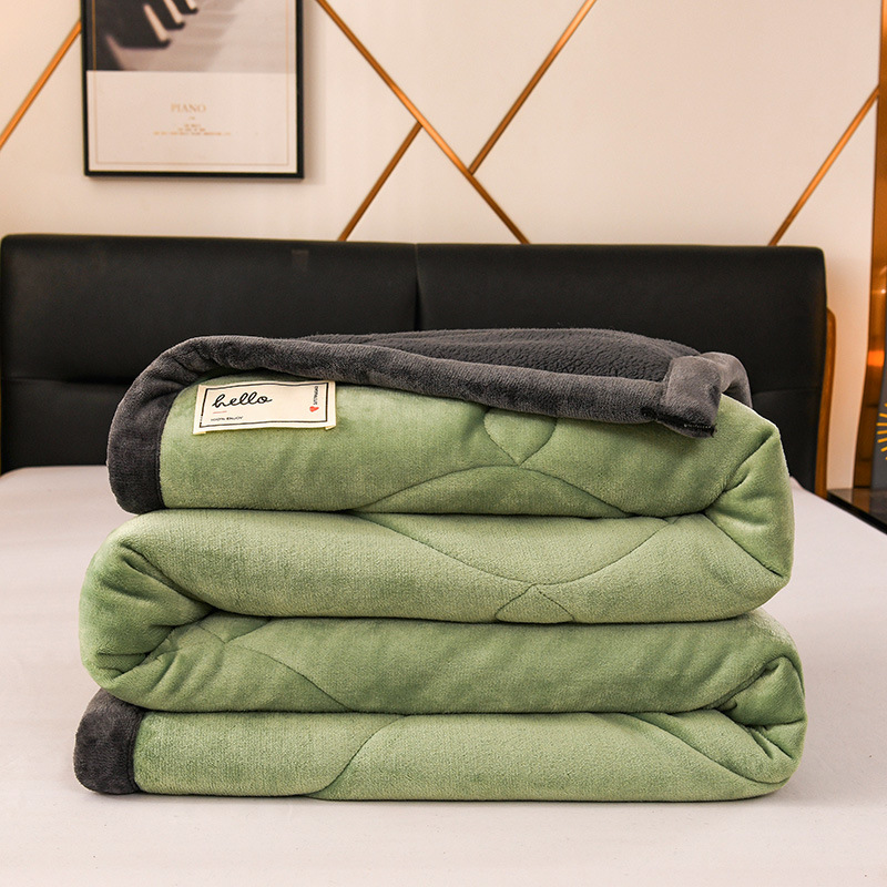 Flange mantas sofá de alto peso leche de cachemira de cordero mantas multifuncionales primavera y otoño mantas de siesta oficina