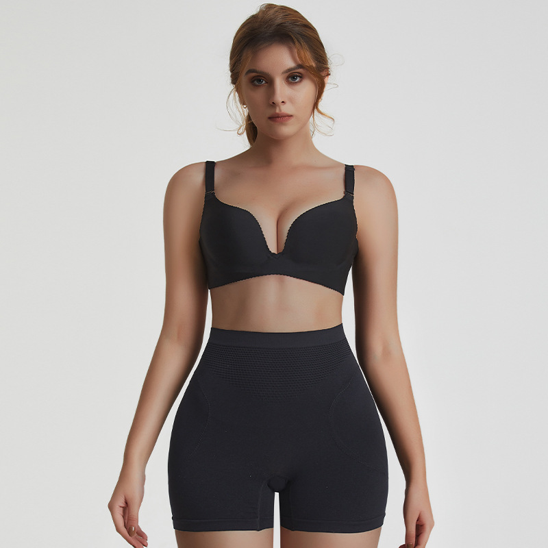 Cross-border fake butt removable boxer-style hip-lifting pants, plus-size seamless shapewear with enhanced buttocks and wider hips, designed to flatten the abdomen.