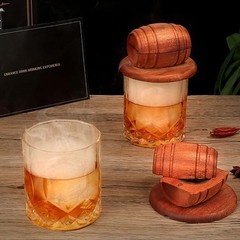 现货批发威士忌烟熏器酒桶套装水果口味木屑鸡尾酒烟熏器调酒礼品