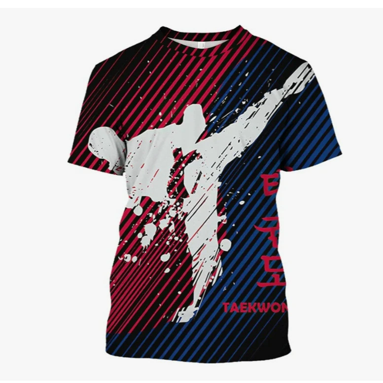 AliExpress внешняя торговля тхэквондо дзюдо 3D печать повседневная спортивная одежда для фитнеса больших размеров мужская одежда с индивидуальным дизайном и изображениями