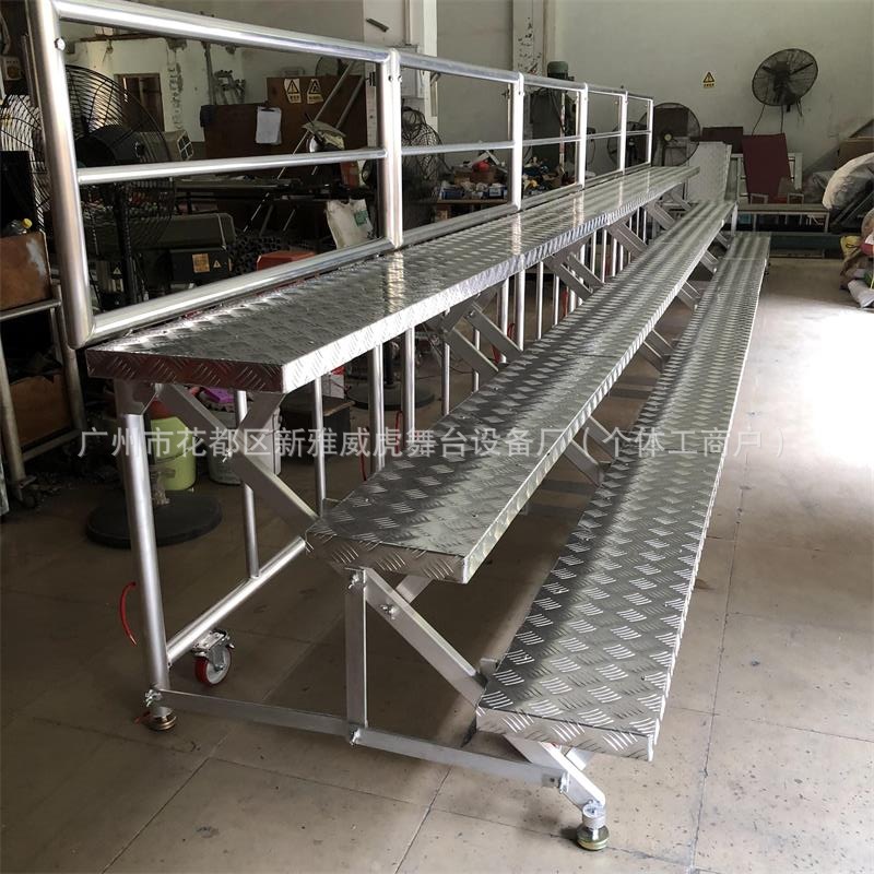 专业合唱台 合影架 铝合金折叠合唱台厂家零售批发可移动多功能