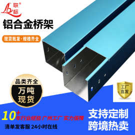 广东厂家直供铝合金桥架走线布线槽盒不锈钢电缆线槽盖板防火桥架