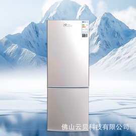 外贸出口220V Refrigerator 2 door 两门220L small 冰箱家用无霜