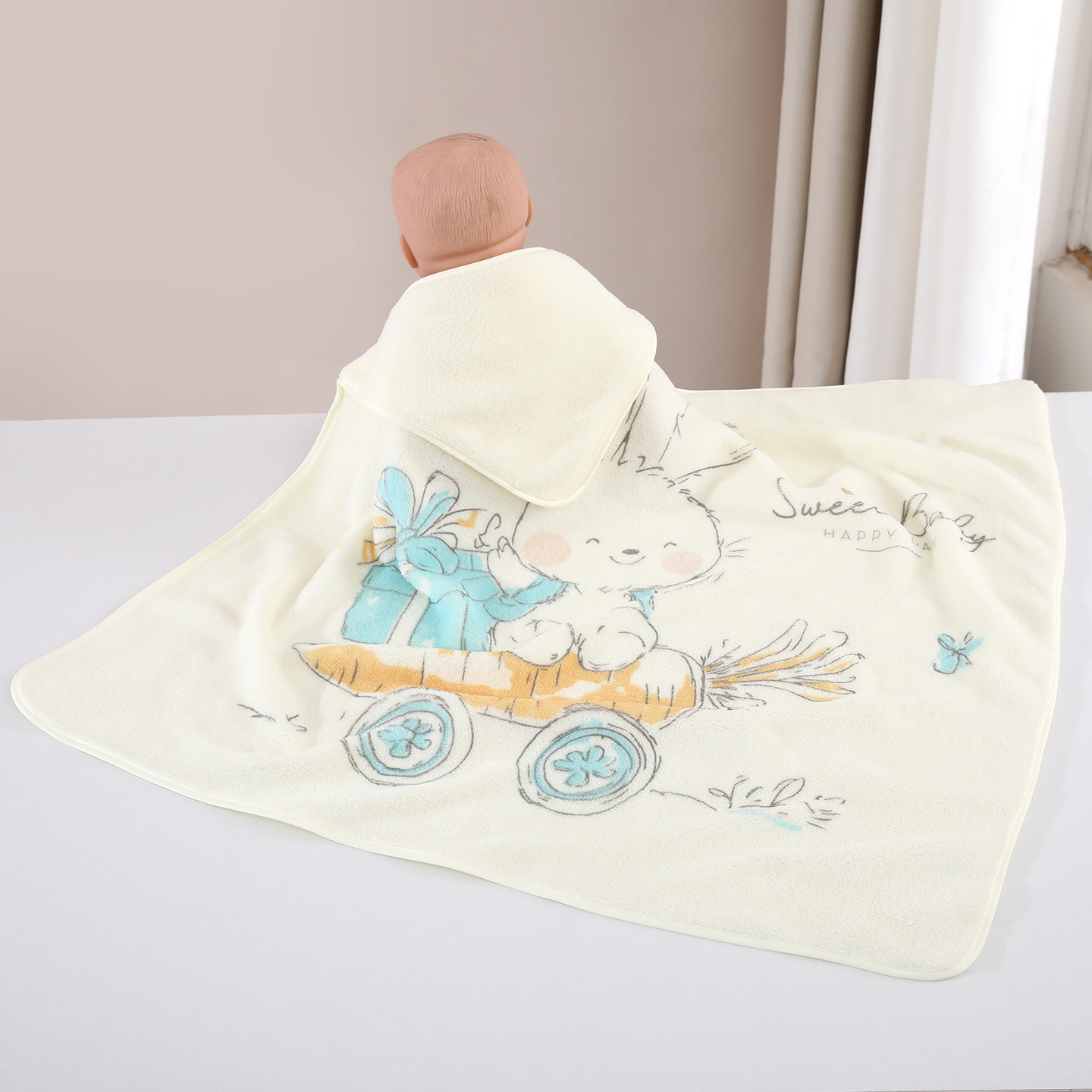 Los fabricantes transfronterizos llevan edredones, mantas, aire acondicionado recién nacido de primavera y otoño, toallas, pañales y toallas de baño. image 62