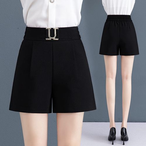 Women's Summer High-Waisted Loose Slimming Versatile Casual A-Line Wide Leg Pants Women's Slimming Suit Pants