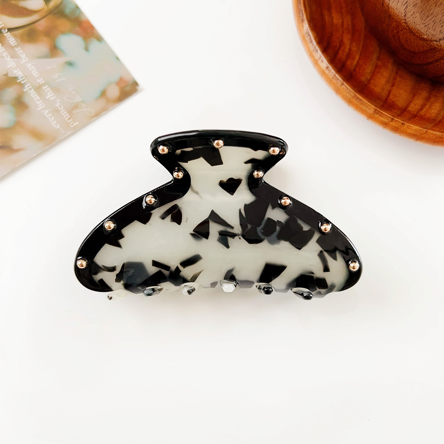 Women's Vintage Style Marble Leopard Plastic Hair Claws display picture 8