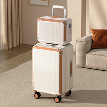 出口20寸可扩容旅行箱子母行李箱拉杆箱女新款可登机密码箱皮箱子
