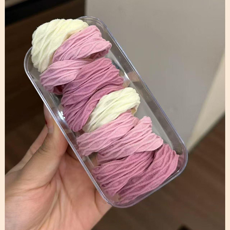 高级感大肠发圈发绳高马尾不伤发橡皮筋高弹力头绳女发饰儿童头饰|undefined