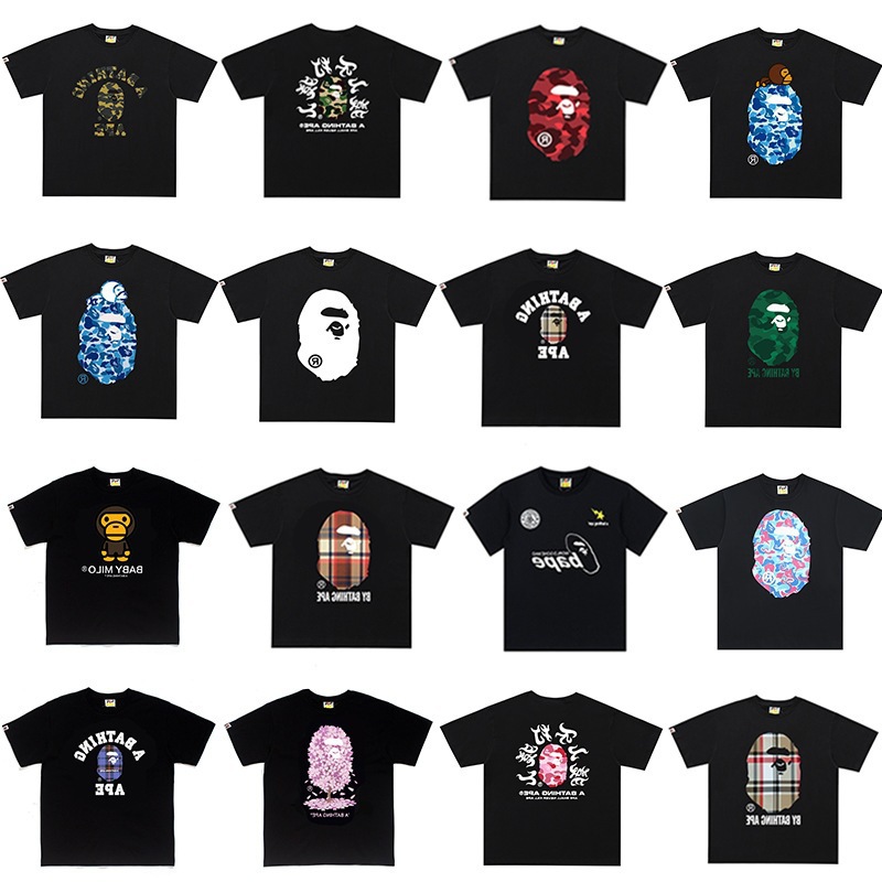 跨境外贸批发高版短袖字母印花休闲街头男女宽松大码T恤半袖衫潮